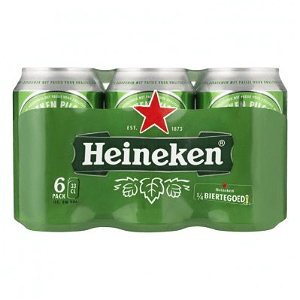 Heineken 6pack 0.33l