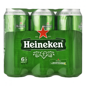 Heineken 6pack 0.5l